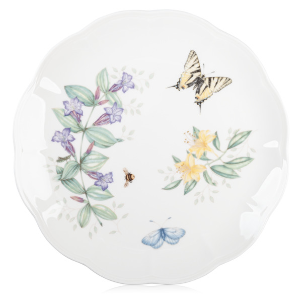 Тарелка обеденная 27,5см Бабочки на лугу Бабочка-Парус фото 1