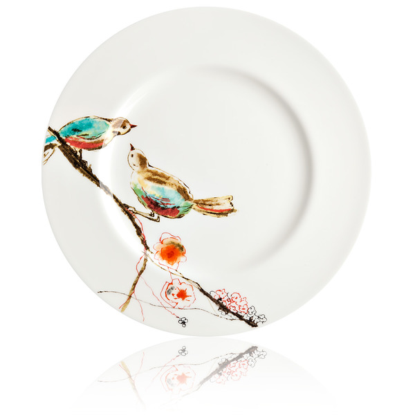 Тарелка закусочная Lenox Щебетание птиц 22,5см фото 1
