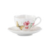 Чашка чайная с блюдцем Парусник «Бабочки на лугу», объем: 240 мл, материал фото 1