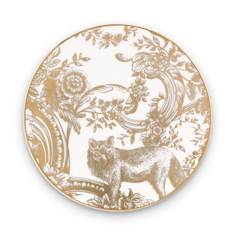 Тарелка закусочная «Золотистый лес Маркеса», диаметр: 20 см, материал: кос фото 1