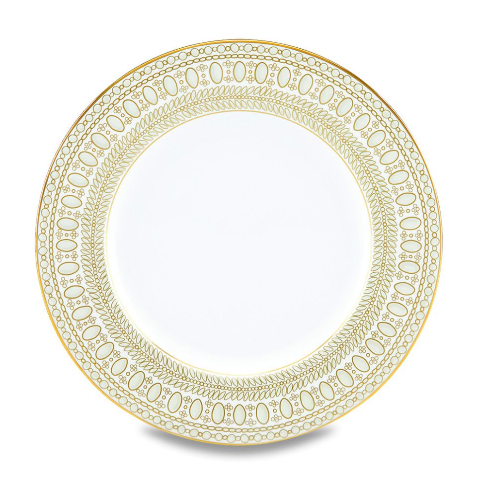 Тарелка закусочная «Золотой жемчуг Маркеса», диаметр: 20 см, материал: кос фото 1