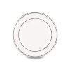 Тарелка закусочная «Федеральный платиновый кант», диаметр: 20,5 см, матери фото 1