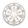 Тарелка акцентная «Королевский жемчуг», диаметр: 23 см, материал: костяной фото 1