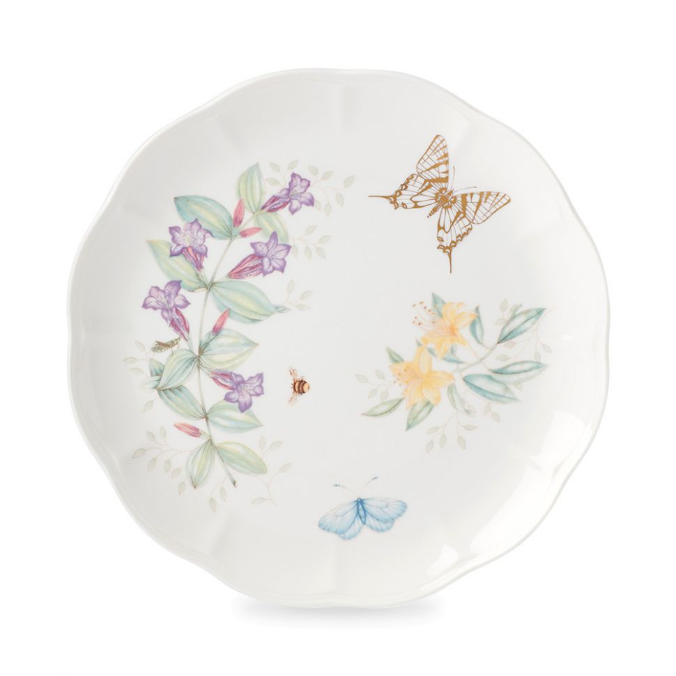 Тарелка обеденная «Бабочки на лугу Бабочка-Парус», диаметр: 28 см, материа фото 1