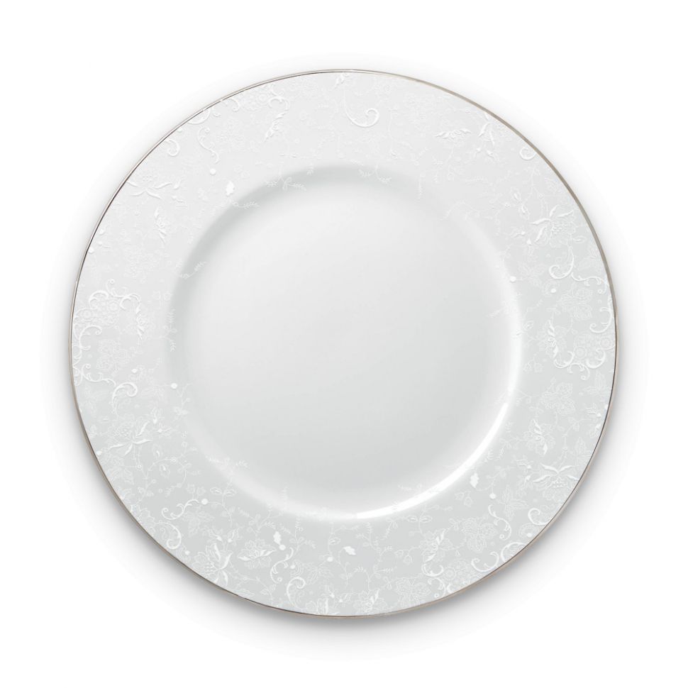 Тарелка обеденная «Фарфоровое кружево Маркеса», диаметр: 27 см, материал:  фото 1
