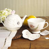 Чайник заварочный «Бабочки на лугу», объем: 1,36 л, материал: костяной фар фото 3