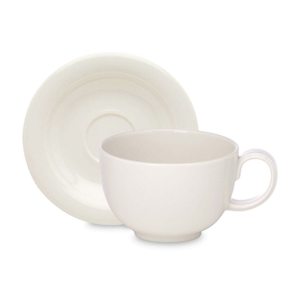 Пара чайная «Аспен», объем: 240 мл, материал: фарфор, цвет: белый, серия A фото 1