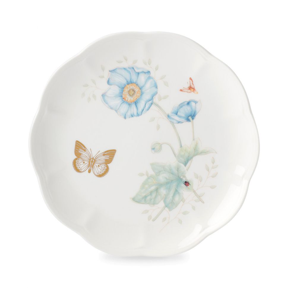 Тарелка акцентная «Бабочки на лугу Бабочка-Монарх», диаметр: 23 см, матери фото 1