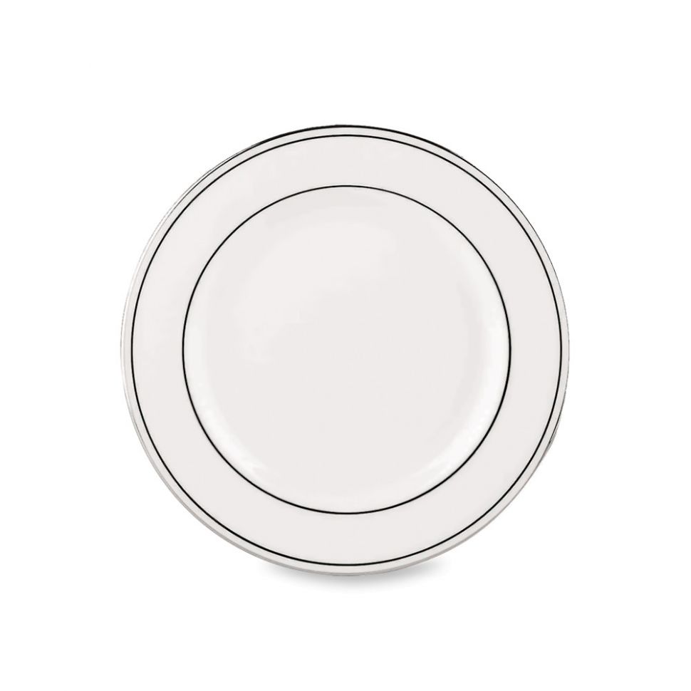 Тарелка пирожковая «Федеральный платиновый кант», диаметр: 15 см, материал фото 1