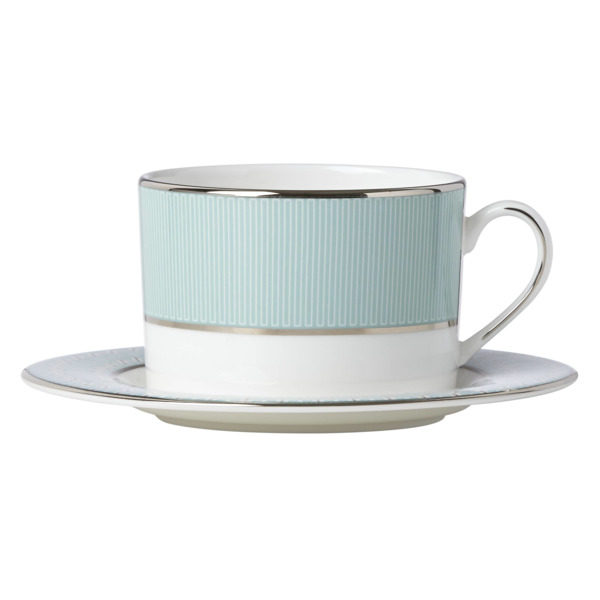 Чашка чайная с блюдцем Lenox Клара 180мл (бирюзовая) фото 1