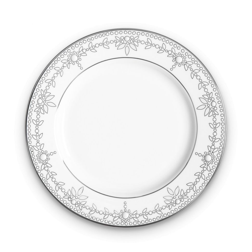 Тарелка обеденная «Королевский жемчуг», диаметр: 15 см, материал: костяной фото 1