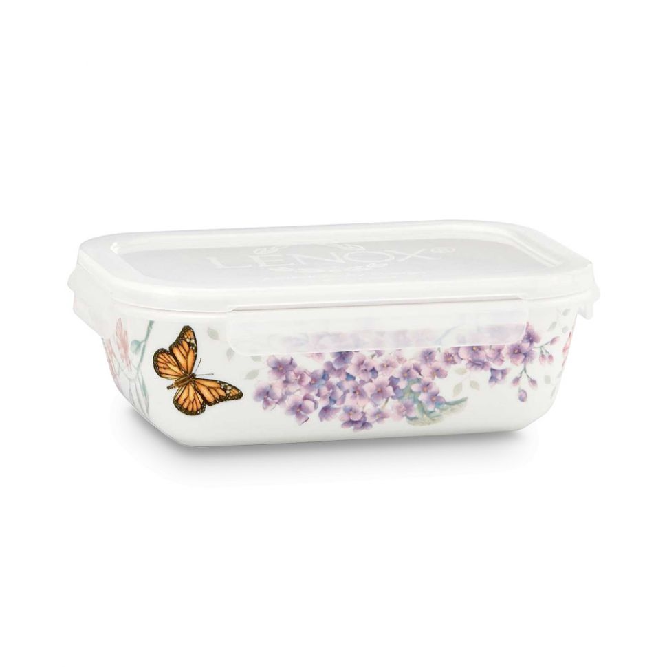 Контейнер для хранения продуктов с крышкой «Бабочки на лугу», объем: 0,83  фото 1