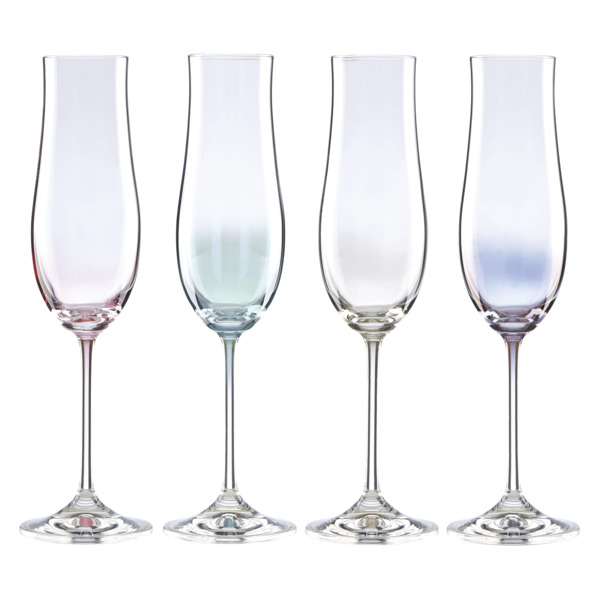 Набор из 4 бокалов для шампанского 180мл Тосканская классика(цвет.) фото 1
