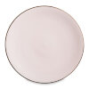 Тарелка обеденная «Трианна», диаметр: 28 см, материал: фарфор, цвет: пудро фото 1