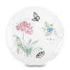 Тарелка обеденная «Бабочки на лугу», диаметр: 27,5 см, материал: костяной  фото 1